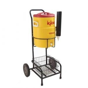 Rolling Team Igloo Cooler Cart With Wheels & Optional 5 + 10 Gallon Igloo Coolers