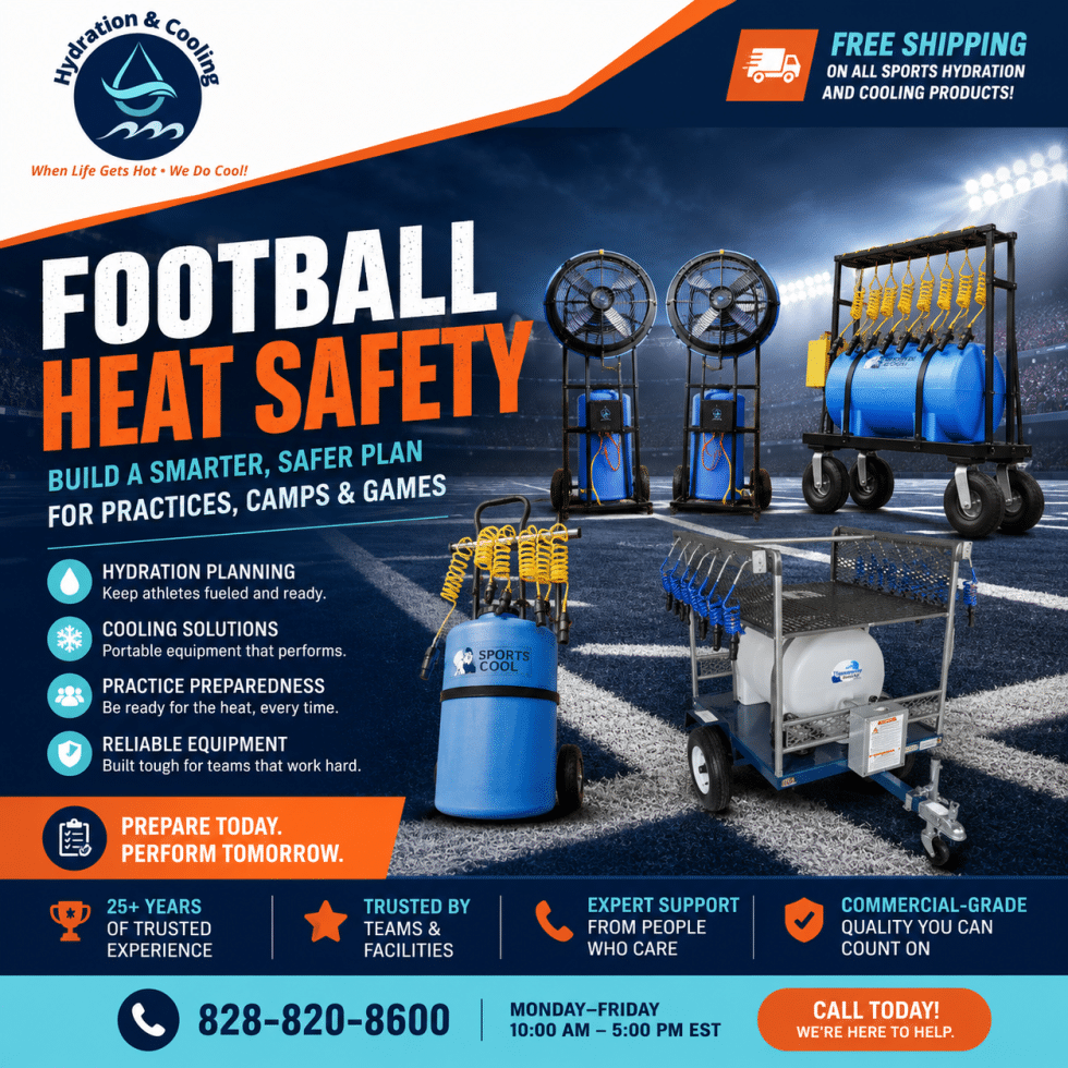 Football Heat Safety Plan for Practices, Camps & Games
