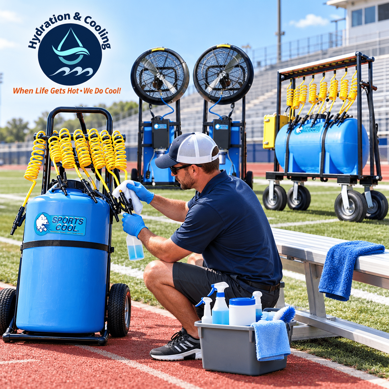 sideline water station maintenance