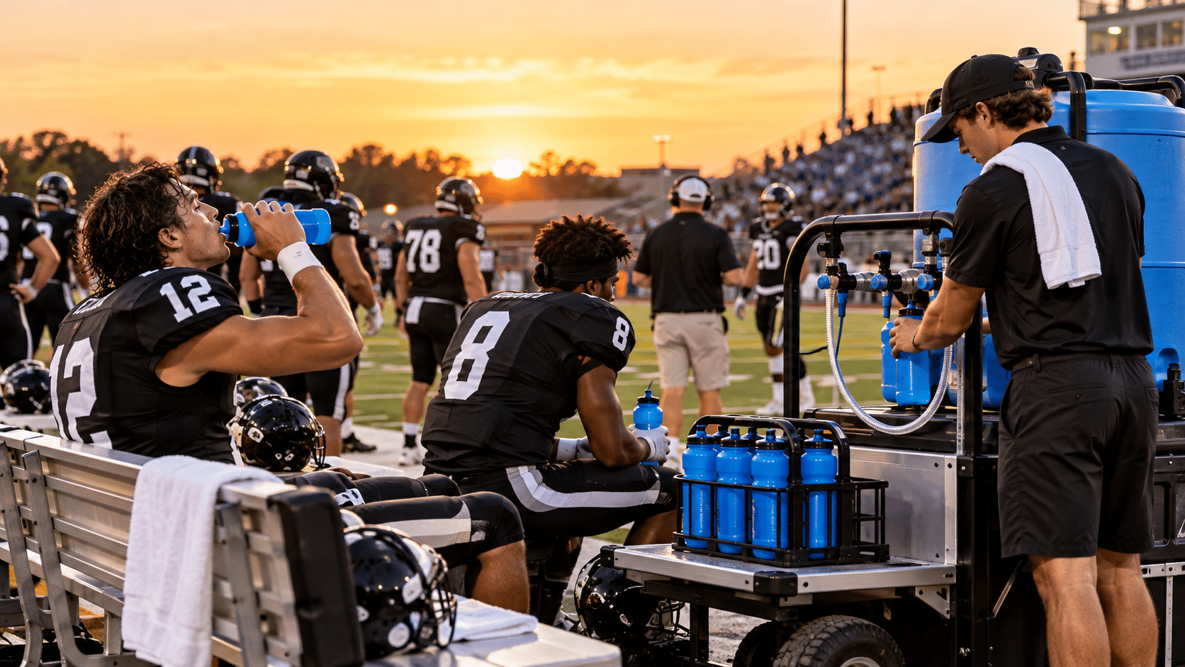 Football Hydration Before During & After Games