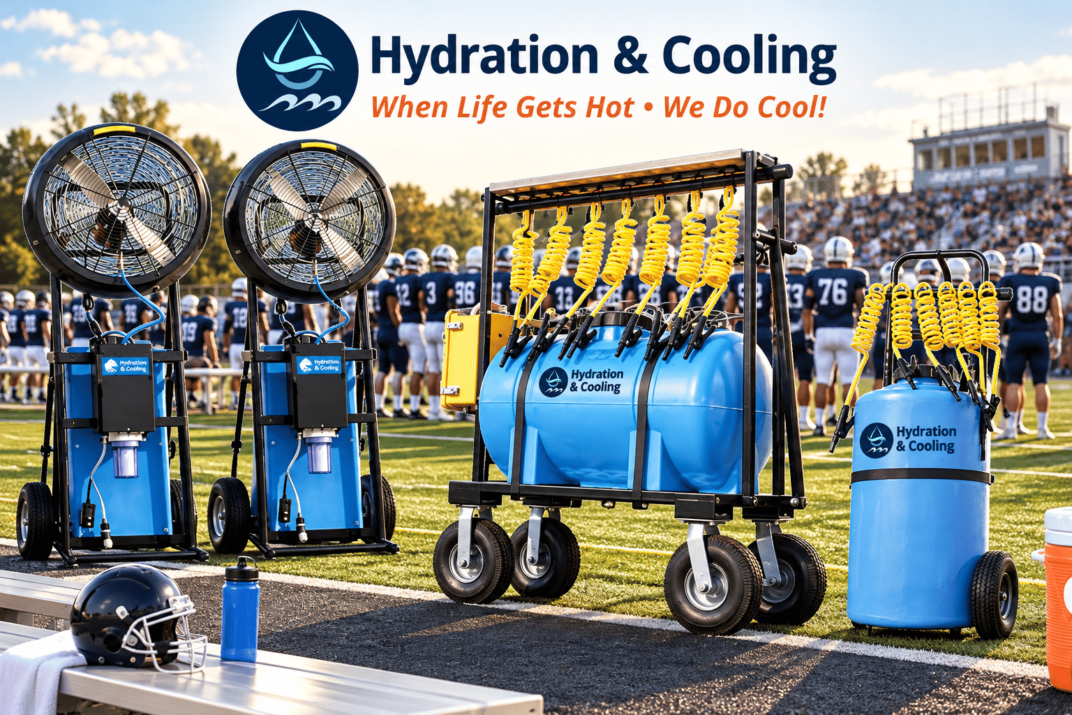 affordable football water stations